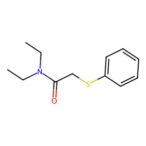 Acetamide, N,N-diethyl-2-(phenylthio)- structure