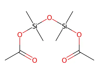 1,3-Diacetoxytetramethyldisiloxane structure