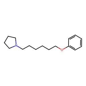 1-(6-Phenoxyhexyl)pyrrolidine structure