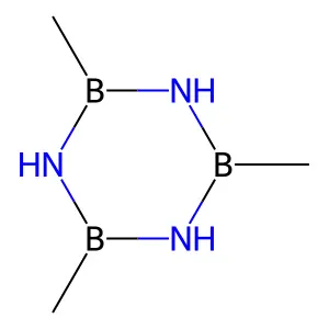 Borazine, 2,4,6-trimethyl- structure