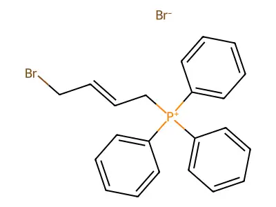 (4-Bromobut-2-en-1-yl)(triphenyl)phosphanium bromide structure
