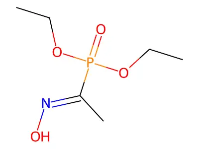 N-(1-diethoxyphosphorylethylidene)hydroxylamine structure