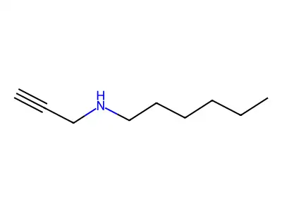N-(Prop-2-yn-1-yl)hexan-1-amine structure