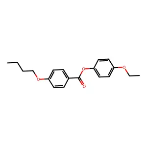 (4-Ethoxyphenyl) 4-butoxybenzoate structure