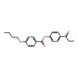 4-Propanoylphenyl 4-butoxybenzoate structure