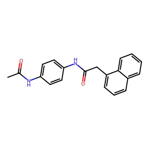 N-(4-acetamidophenyl)-2-(naphthalen-1-yl)acetamide structure