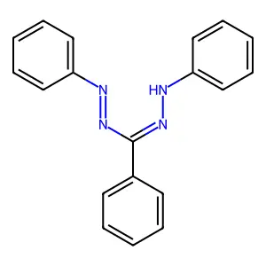 Diazene, phenyl[phenyl(phenylhydrazono)methyl]- structure