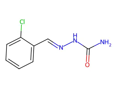 Hydrazinecarboxamide, 2-[(2-chlorophenyl)methylene]- structure