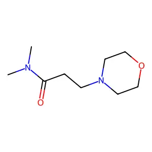 N,N-dimethyl-3-(morpholin-4-yl)propanamide structure