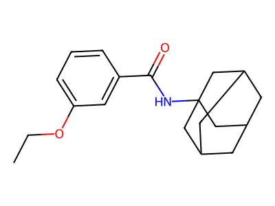 N-(1-adamantyl)-3-ethoxybenzamide structure
