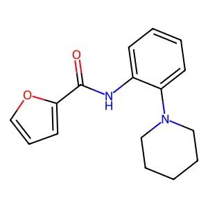 N-[2-(piperidin-1-yl)phenyl]furan-2-carboxamide structure