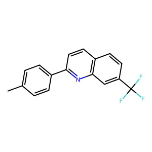 2-p-Tolyl-7-(trifluoromethyl)quinoline structure