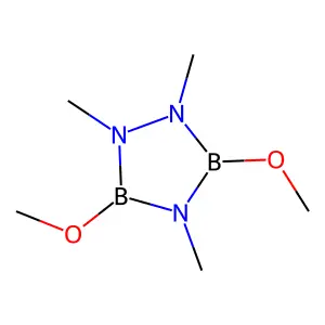 1,2,4,3,5-Triazadiborolidine, 3,5-dimethoxy-1,2,4-trimethyl- structure