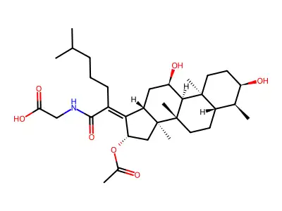 24,25-Dihydroglycofusidic acid structure