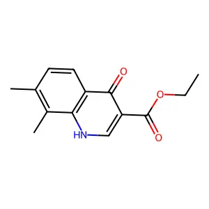 Ethyl 4-hydroxy-7,8-dimethylquinoline-3-carboxylate structure