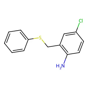 4-Chloro-2-[(phenylsulfanyl)methyl]aniline structure