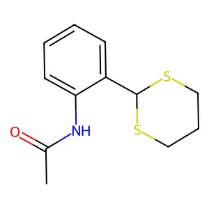 N-[2-(1,3-二噻烷-2-基)苯基]乙酰胺 structure