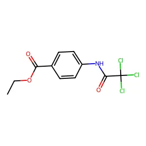 Ethyl 4-[(2,2,2-trichloroacetyl)amino]benzoate structure