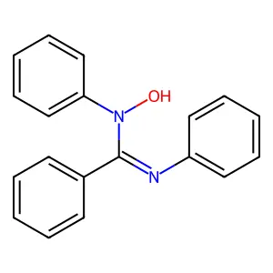 N-hydroxy-N,N'-diphenylbenzenecarboximidamide structure