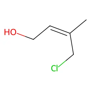 2-Buten-1-ol, 4-chloro-3-methyl- structure