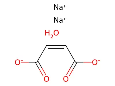 Di-sodium maleate dihydrate structure