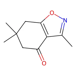 3,6,6-Trimethyl-5,6,7-trihydrobenzo[2,1-d]isoxazol-4-one structure