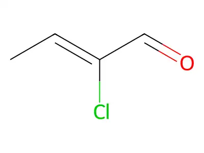 2-Chloro-2-butenal structure