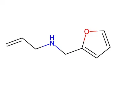 N-(furan-2-ylmethyl)prop-2-en-1-amine structure