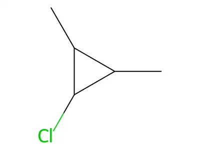 1-Chloro-2,3-dimethylcyclopropane structure