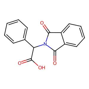 (S)-2-(1,3-Dioxo-2-isoindolinyl)-2-phenylacetic Acid structure