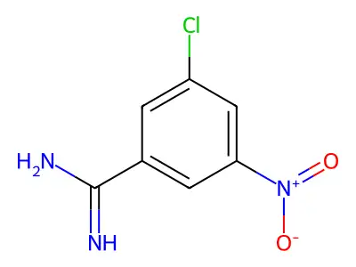 3-Chloro-5-nitrobenzenecarboximidamide structure