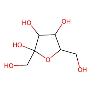 2,5-双(羟甲基)氧杂环戊烷-2,3,4-三醇 structure