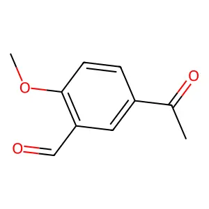 3-乙酰基-6-甲氧基苯甲醛 structure