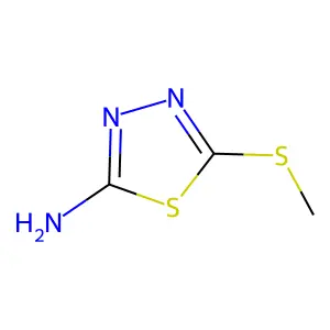 5-甲硫基-1,3,4-噻二唑-2-胺 structure