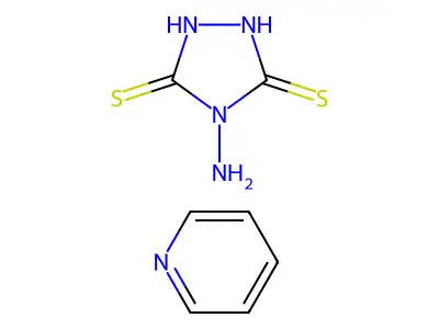 4-Amino-1,2,4-triazolidine-3,5-dithione;pyridine structure