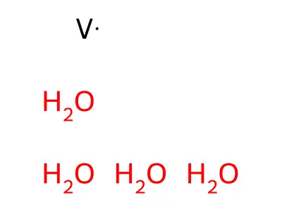 Vanadium;tetrahydrate structure