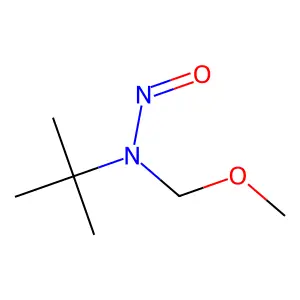 2-Propanamine, N-(methoxymethyl)-2-methyl-N-nitroso- structure