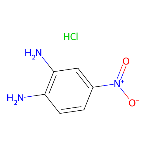 4-Nitro-o-phenylenediamine hydrochloride structure
