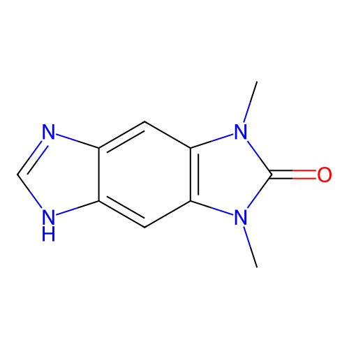 1,3-dimethyl-3,5-dihydroimidazo[4,5-f]benzimidazol-2(1H)-one structure