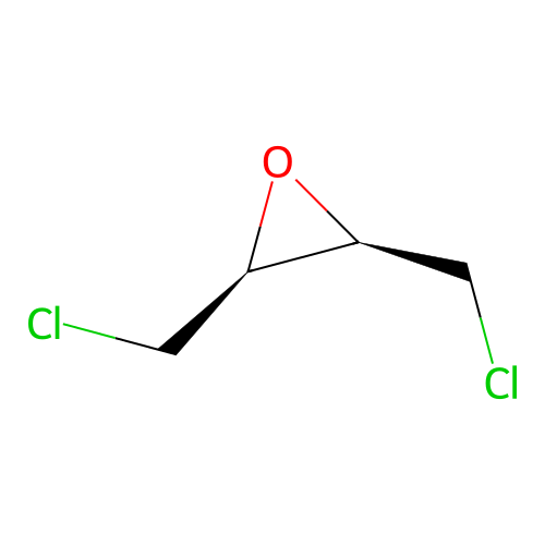 1,4-Dichloro-2,3-epoxybutane, cis- structure
