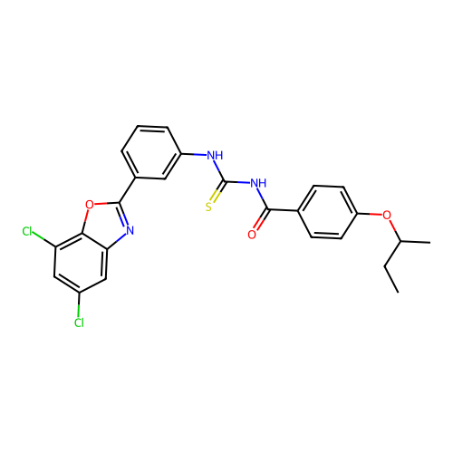 C25H21Cl2N3O3S structure