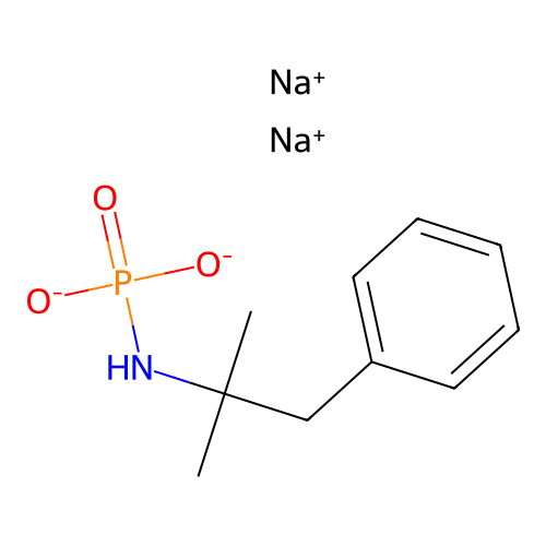 phosphoramidic acid, n-(alpha,alpha-dimethylphenethyl)-, disodium salt structure