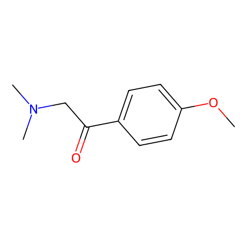 2-Dimethylamino-4'-methoxyacetophenone structure