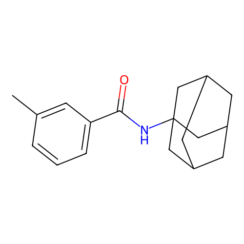 N-(1-adamantyl)-3-methylbenzamide structure