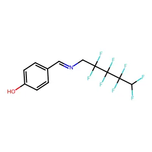 4-[(2,2,3,3,4,4,5,5-Octafluoropentylamino)methylidene]cyclohexa-2,5-dien-1-one structure