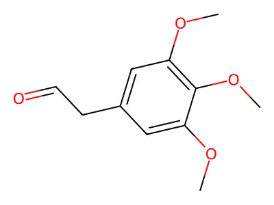 3,4,5-Trimethoxyphenylacetaldehyde structure