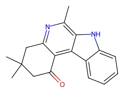 3,3,6-trimethyl-2,3,4,7-tetrahydro-1H-indolo[2,3-c]quinolin-1-one structure
