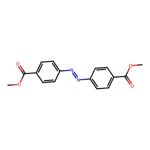 Azobenzene-4,4'-dicarboxylic Acid Dimethyl Ester structure