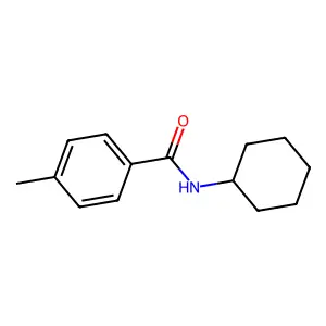 N-Cyclohexyl-4-methylbenzamide structure