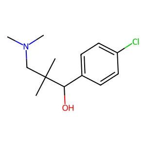 1-(4-Chlorophenyl)-3-(dimethylamino)-2,2-dimethylpropan-1-ol structure